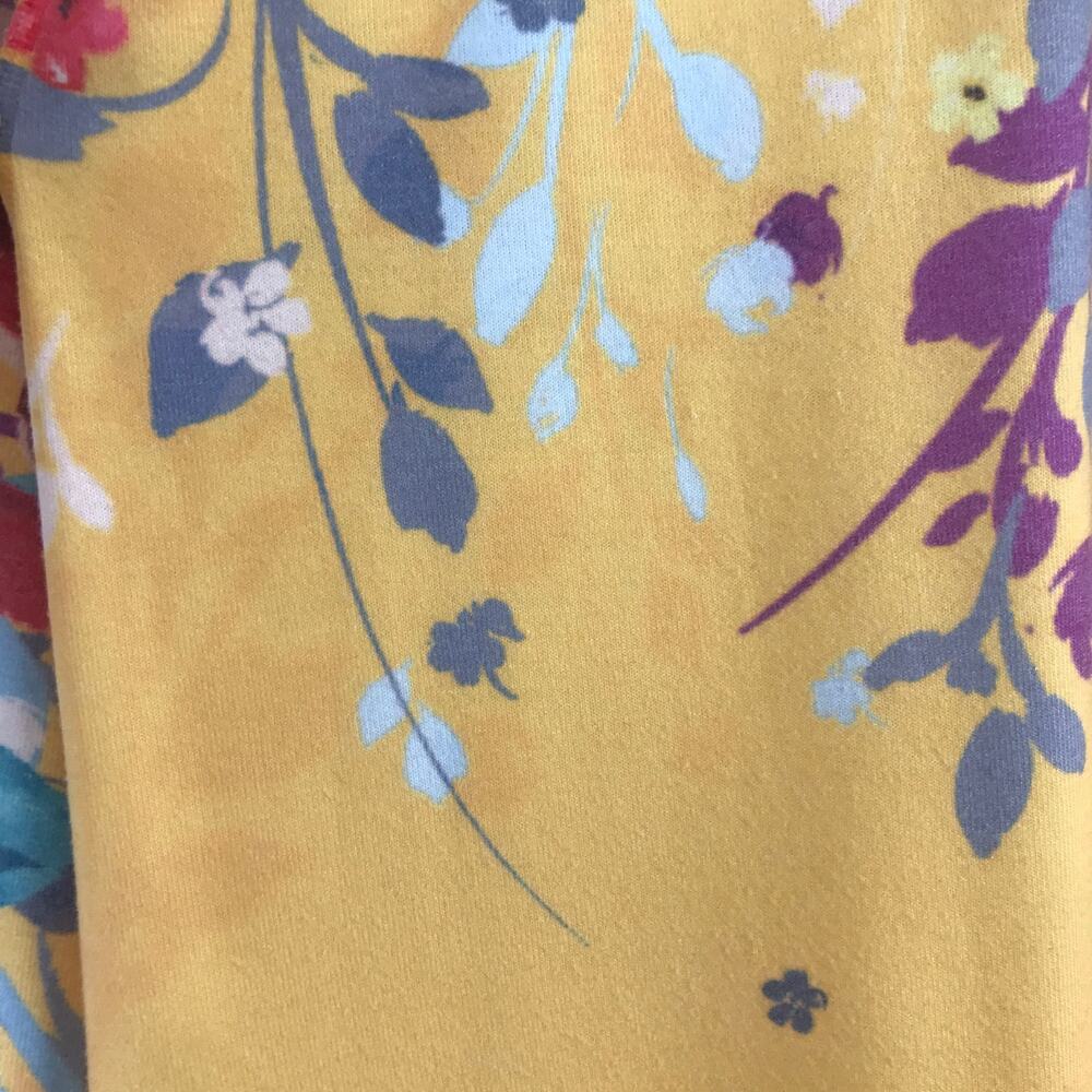Soft Surroundings Delphina Tunic Sweater Floral Longline Pullover Yellow Size XL - Picture 12 of 15